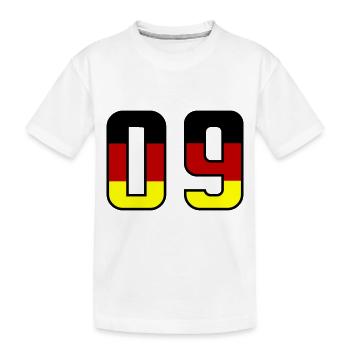 9 Symbole numérique Allemagne - T-shirt bio Premium Enfant - blanc - Devant