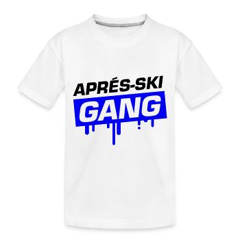 Après Ski Gang - Kids' Premium Organic T-Shirt - white - Front