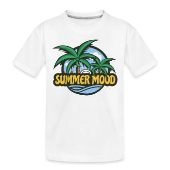 Ambiance estivale - T-shirt bio Premium Enfant - blanc - Devant