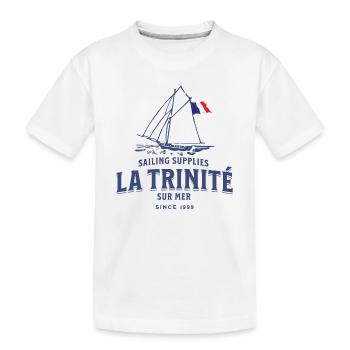 La Trinité sur mer Bretagne - T-shirt bio Premium Enfant - blanc - Devant