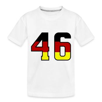 46 Symbole numérique Allemagne - T-shirt bio Premium Enfant - blanc - Devant