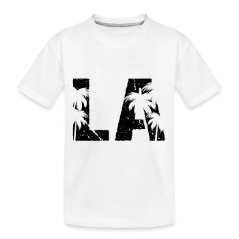 Palmiers de Los Angeles LA - T-shirt bio Premium Enfant - blanc - Devant