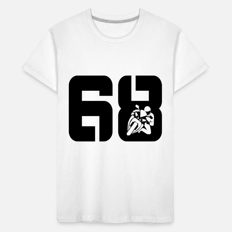 68 Motorcycle Biker Kids' Premium Organic T-Shirt