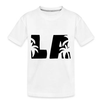 LA Palms Los Angeles - T-shirt bio Premium Enfant - blanc - Devant