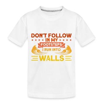 Sarcastique Noir Humour Ironie Cadeau - T-shirt bio Premium Enfant - blanc - Devant