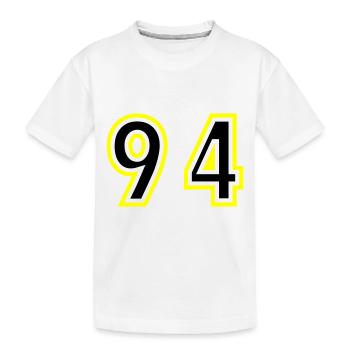 94 Nombre Collège - T-shirt bio Premium Enfant - blanc - Devant