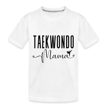 Arts Martiaux Femmes Sport Drôle Taekwondo Mama - T-shirt bio Premium Enfant - blanc - Devant