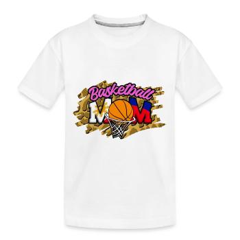 Philippinen Mutter Flagge Basketball I Geschenk - Kinder Premium Bio T-Shirt - Weiß - Vorne