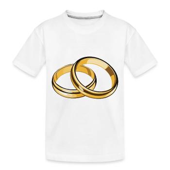 Symbole des alliances - T-shirt bio Premium Enfant - blanc - Devant