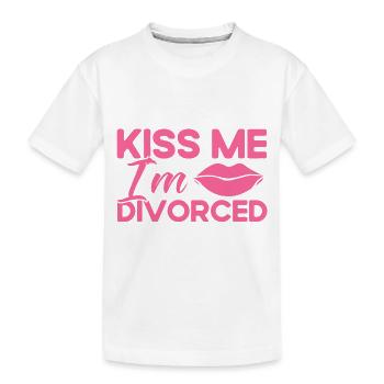 Divorce Divorcé Don divorcé - T-shirt bio Premium Enfant - blanc - Devant
