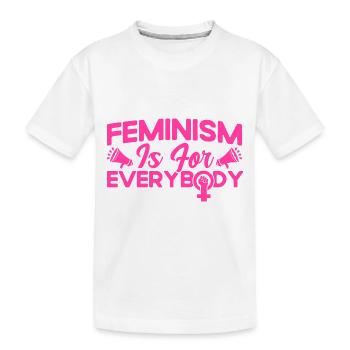 Women's Rights Feminist Empowerment - Kids' Premium Organic T-Shirt - white - Front