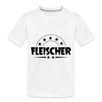 Fleischer Beruf - Kinder Premium Bio T-Shirt - Weiß - Vorne