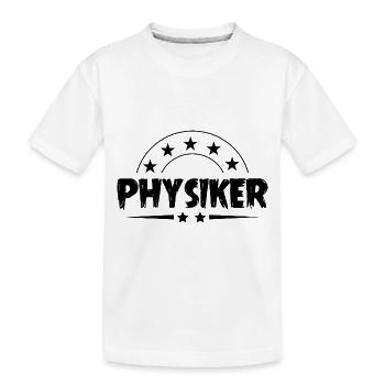 Physiker Beruf - Kinder Premium Bio T-Shirt - Weiß - Vorne