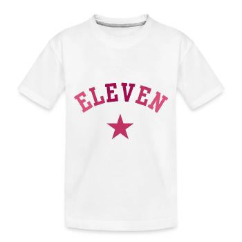 11th Birthday 11 Years Old Hello Eleven Est 2012 - Kinder Premium Bio T-Shirt - Weiß - Vorne