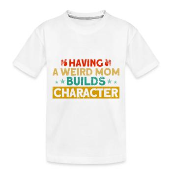 Ironie Sarcastique Noir Humour Cadeau - T-shirt bio Premium Enfant - blanc - Devant