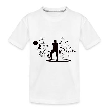Lanceur de marteau Colorsplash Lancer de marteau - T-shirt bio Premium Enfant - blanc - Devant