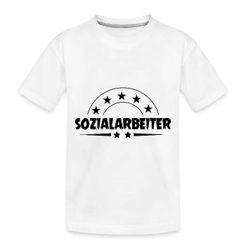 Sozialarbeiter Beruf - Kinder Premium Bio T-Shirt - Weiß - Vorne