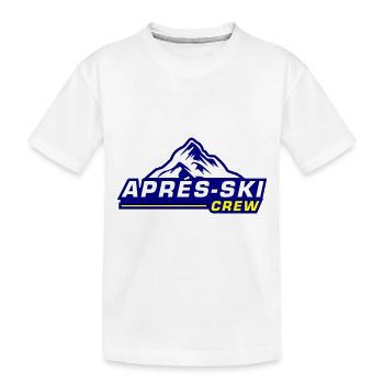 Équipe d’après-ski - T-shirt bio Premium Enfant - blanc - Devant