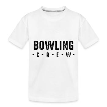 Équipe de bowling - T-shirt bio Premium Enfant - blanc - Devant