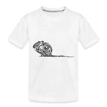Tatouage tribal de souris - T-shirt bio Premium Enfant - blanc - Devant