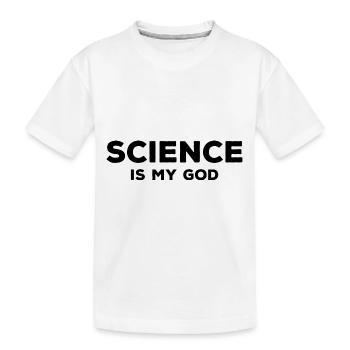 Atheismus Sprüche | Atheisten Atheist Geschenkidee - Kinder Premium Bio T-Shirt - Weiß - Vorne