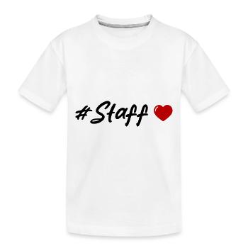 Cœur du bâton - T-shirt bio Premium Enfant - blanc - Devant