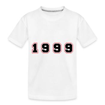 Numéro de l’année 1999 - T-shirt bio Premium Enfant - blanc - Devant