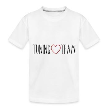 Tuning Team Heart - T-shirt bio Premium Enfant - blanc - Devant