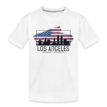 Los Angeles is always a good idea - Kids' Premium Organic T-Shirt - white - Front