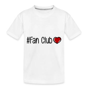Coeur du Fan Club - T-shirt bio Premium Enfant - blanc - Devant