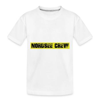Équipage de la mer du Nord - T-shirt bio Premium Enfant - blanc - Devant
