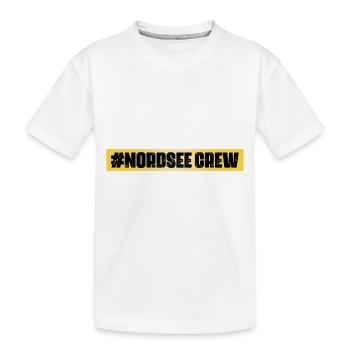 Équipage de la mer du Nord - T-shirt bio Premium Enfant - blanc - Devant