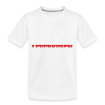 Leverkusener Koordinaten Leverkusen - Kinder Premium Bio T-Shirt - Weiß - Vorne