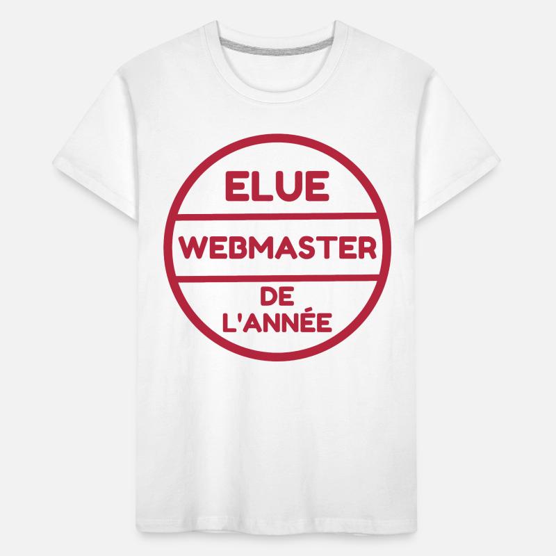 Webmaster Internet Web Geek Website Kinder Premium Bio T-Shirt