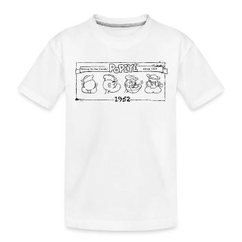 Popeye Strong To The Finish 360 Degree - T-shirt bio Premium Enfant - blanc - Devant