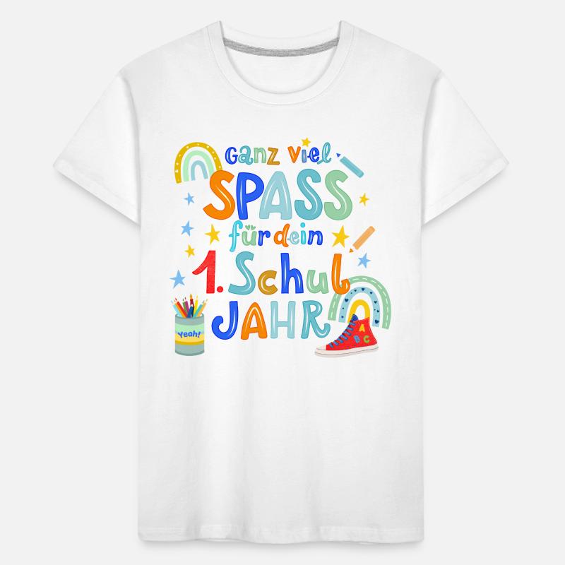 École, Première année T-shirt bio Premium Enfant