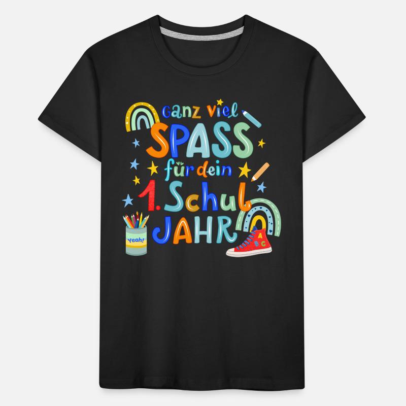 École, Première année T-shirt bio Premium Enfant
