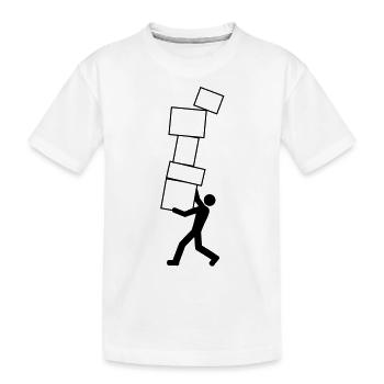 removal - Kinder Premium Bio T-Shirt - Weiß - Vorne