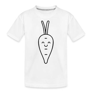 Carotte - T-shirt bio Premium Enfant - blanc - Devant