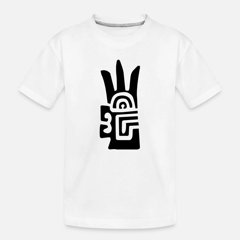 Chavín - Kinder Premium Bio T-Shirt - Weiß