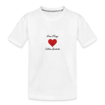 Free Hugs I / Câlins Gratuits I - T-shirt bio Premium Enfant - blanc - Devant