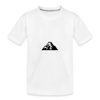 Berg - Kinder Premium Bio T-Shirt - Weiß - Vorne