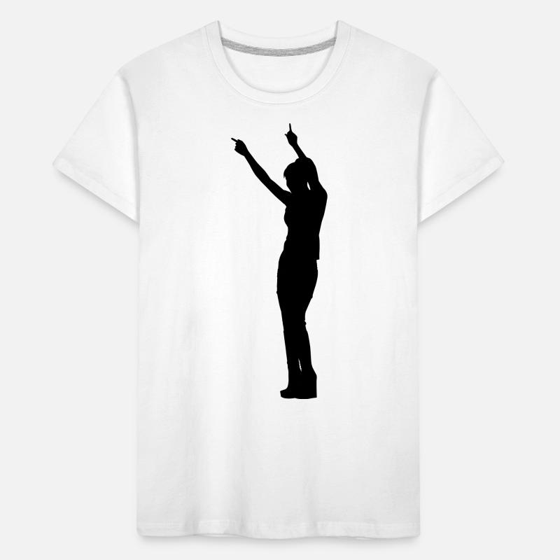 Singer and Dancer Silhouette vector design Kids' Premium Organic T-Shirt
