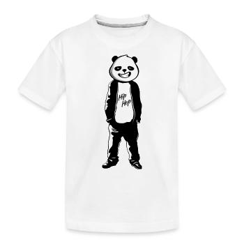 HipHop Battlerap-Panda Freestyle Rap Music - T-shirt bio Premium Enfant - blanc - Devant