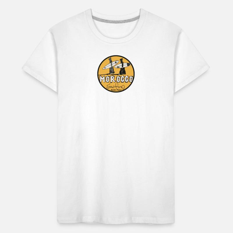 Marokko Surfen Kinder Premium Bio T-Shirt