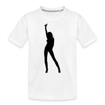 Silhouette silhouette silhouette - T-shirt bio Premium Enfant - blanc - Devant