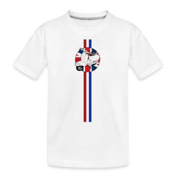 SCOOT STRIPE JACKET VESTE - T-shirt bio Premium Enfant - blanc - Devant