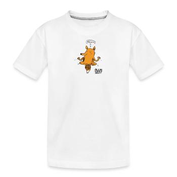 Om Oooommm Fuchs neue Wahrnehmung - Kinder Premium Bio T-Shirt - Weiß - Vorne