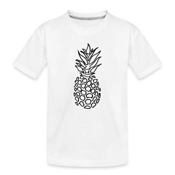 ananas - T-shirt bio Premium Enfant - blanc - Devant