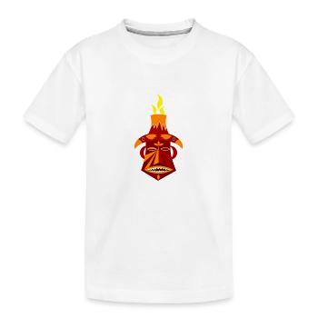 Tiki God Head - T-shirt bio Premium Enfant - blanc - Devant